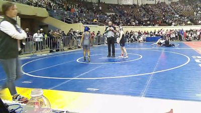 110 lbs Round Of 16 - London Mitchell, Deer Creek Middle School vs Rosanna Tavarez, Southeast Middle School