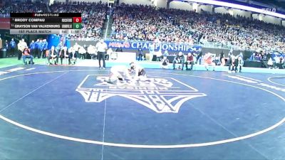 D1-106 lbs 1st Place Match - Brody Compau, Rockford vs Grayson Van Valkenburg, Grandville