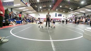 52 lbs Consi Of 8 #1 - Jett Brooks, R.A.W. vs Tyce Bush, Skiatook Youth Wrestling