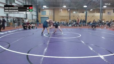 197 lbs Cons. Semi - Amin Qouchbane, Clackamas Community College vs Rade Ostrander, North Idaho College