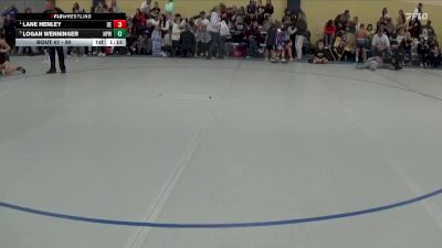 90 lbs Semifinal - Lane Henley, DC Elite vs Logan Wenninger, New Prague Wrestling