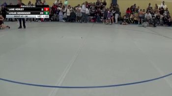90 lbs Semifinal - Lane Henley, DC Elite vs Logan Wenninger, New Prague Wrestling