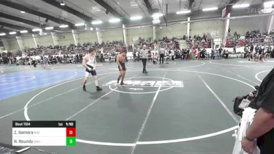 165 lbs Quarterfinal - Zaidyn Samora, 806 Takedown Wrestling vs Ryker Roundy, Davis WC