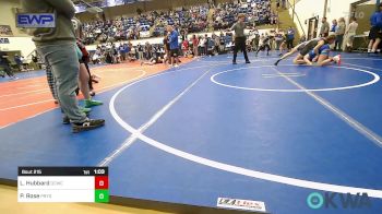 115 lbs Semifinal - Lindlee Hubbard, Dark Cloud Wrestling Club vs Piper Rose, Pryor Tigers