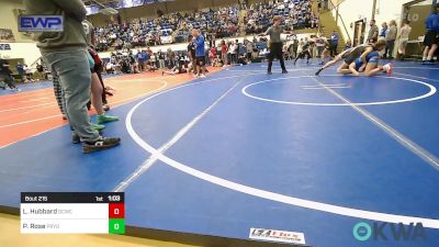 115 lbs Semifinal - Lindlee Hubbard, Dark Cloud Wrestling Club vs Piper Rose, Pryor Tigers