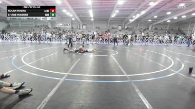 100 lbs Rr Rnd 1 - Nolan Huska, All-American Wrestling Club Blue vs Chase Wagner, Revival Black