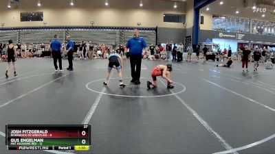 80 lbs Round 5 (8 Team) - Josh Fitzgerald, Riverheads MS Wrestling vs Gus Engelman, Mat Assassins Red