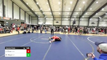 88 lbs Quarterfinal - Jezry Chua, Coast Wrestling vs Mina Maya, Mat Demon WC