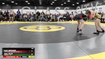 105 lbs Round 3 - Reid Miles, Triumph vs Alec Brenner, Team Nazar Training Center