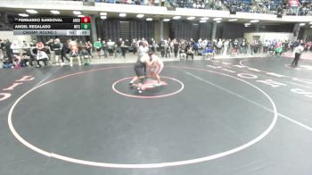 285 lbs Champ. Round 2 - Fernando Sandoval, LaSalle-Peru vs Angel Regalado, Solorio