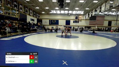 184 lbs Quarterfinal - Aris Dashiell, Wesleyan vs Sampson Wilkins, Castleton