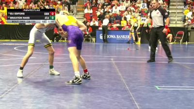 2A-120 lbs Cons. Round 4 - Braxton Hass, Atlantic vs Eli Edfors, Central DeWitt