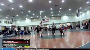 152 lbs Round 2 - Elly Janovsky, Indiana Girls Wrestling IGNITES vs Dejaney Carter, HardWay Wrestling Academy
