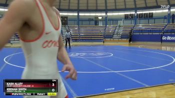 174 lbs Finals (2 Team) - Kash Alley, Colby Community College vs Keenan Smith, Cowley College