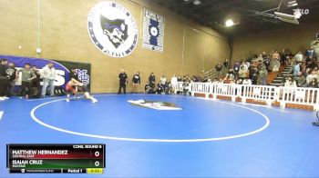 106 lbs Cons. Round 6 - Matthew Hernandez, Central East vs ISAIAH CRUZ, Mayfair