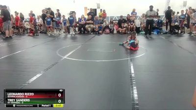 40 lbs Round 1 (6 Team) - Trey Sanders, NY Hammers vs Leonardo Rizzo, Quaker Maroon