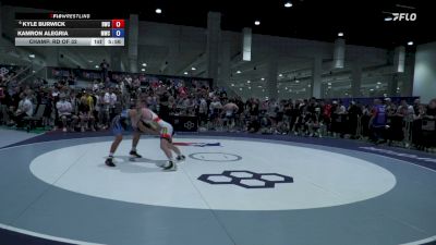 61 kg Champ. Rd Of 32 - Kyle Burwick, Bison Wrestling Club vs Kamron Alegria, Mustang Wrestling Club