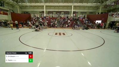 190 lbs Quarterfinal - Cole Erickson, St. Francis vs Collin Tobin, Christian Brothers