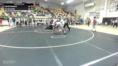 285 lbs Consi Of 8 #2 - Esten Barrios, Har-Ber High School vs Eli Williams, Rogers Jr High