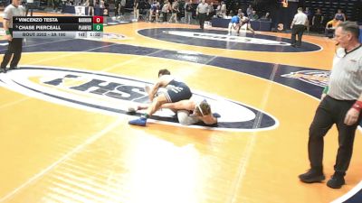 3A 190 lbs Quarterfinal - Chase Pierceall, Plainfield (South) vs Vincenzo Testa, Aurora (Marmion Academy)