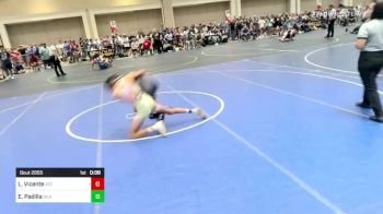 113 lbs Consi Of 32 #1 - Landon Vicente, Atc vs Ethan Padilla, Silverback WC
