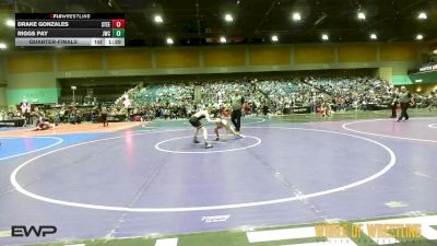 89 lbs Quarterfinal - Drake Gonzales, Steel City Reloaded vs Riggs Pay, JWC