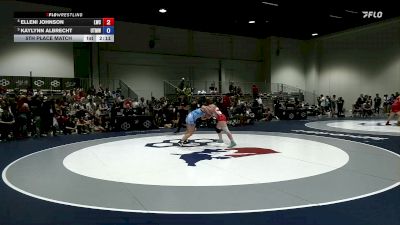 72 lbs 5th Place Match - Elleni Johnson, Laker Wrestling Club vs Kaylynn Albrecht, USOPTC/ Titan Mercury Wrestling Club (TMWC)