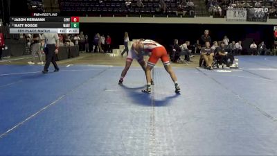 174 lbs 5th Place Match - Jason Hermann, Central vs Matt Rogge, Wartburg