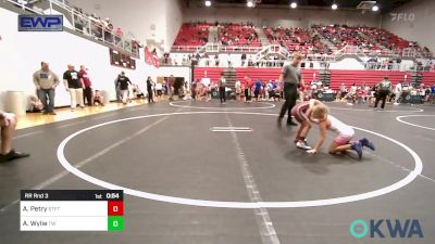 55 lbs Rr Rnd 3 - Addison Petry, Standfast vs Arielle Wylie, Tuttle Wrestling