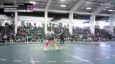207 lbs Champ. Round 2 - Madasyn Frisbie, Rochester Christian vs Jamie Shapton, West Liberty