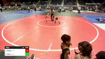 46 lbs Quarterfinal - Peyton Potter, Green River Grapplers vs Greysen Seim, Douglas WC