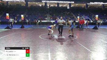 126 lbs Quarterfinal - Maximillian Leete, Danvers vs Sean Moriarty, Marshwood