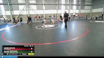 66-70 lbs Round 3 - Blake Whitman, Lakeland Wrestling Club vs Jacen Riojas, Washington