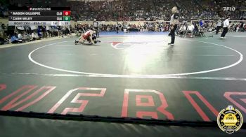 B5A-120 lbs Semifinal - Cash Wiley, Carl Albert vs Mason Gillispie, Claremore