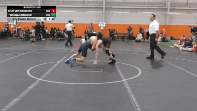 92-96 lbs 3rd Place Match - Keegan Kruger, St. Ignatius Wilcats vs Braylen Stewart, Pursuit