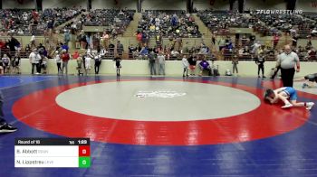 81 lbs Round Of 16 - Beau Abbott, Roundtree Wrestling Academy vs Natalie Lippstreu, Level Up Wrestling Center