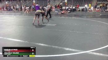 92 lbs Cons. Round 2 - Mikayela Valdez, Team Texas vs Maquelle Pace, Team Utah