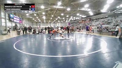 U20 Women - 57 lbs Cons. Round 5 - Makayla-Lee Paclib, HI vs Eden Hernandez, NC