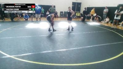 122/136 Round 1 - McKenzie Partin, Mighty Warriors Wrestling Acad vs Aaliyah Chhim, Unaffiliated