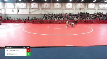 144 lbs Consi Of 4 - Ezekiel Cherival, Hampden Charter East vs Jackson Bisson, Southwick-Tolland