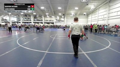 64 lbs Round Of 32 - Easton Jacobs, Lebanon vs Luke Burns, Pembroke