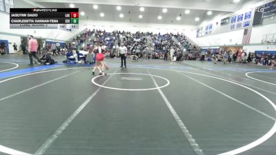 135 lbs Cons. Round 3 - Jaslynn Dado, Lakewood vs Charlesetta Hannan-Tena, Serrano