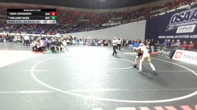 6A Boys 132 lbs Champ. Round 2 - Kovi Lefkowitz, Clackamas Boys vs William Haqq, Southridge Boys