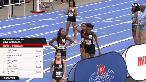 High School Girls' 200m, Finals 15 - Age 13-14