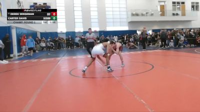 144 lbs Champ. Round 2 - Derek Winseman, Dobyns Bennett vs Carter Davis, Salesianum