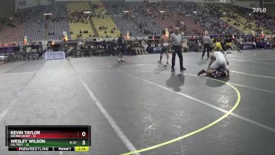 197 lbs Finals (2 Team) - Kevin Taylor, Sacred Heart vs Wesley Wilson, Cal Poly