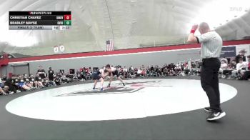 184 lbs Finals (2 Team) - Christian Chavez, Indianapolis vs Bradley Mayse, Grand Valley State