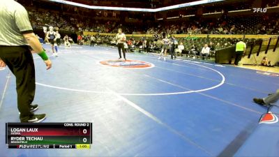 132 Class 1 lbs Cons. Round 2 - Logan Laux, Fatima vs Ryder Techau, Brookfield