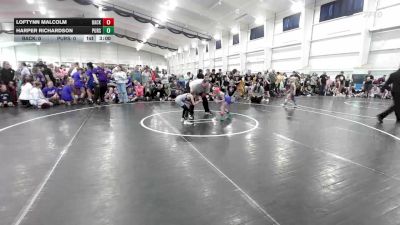 50 lbs Round Robin 1 - Loftynn Malcolm, Backyard Barbies Purple vs Harper Richardson, Pursuit-Girls