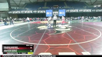 98 lbs Champ. Round 2 - Malikai Sanchez, Prosser Wrestling Academy vs Grayson Kogut, Power House Wrestling